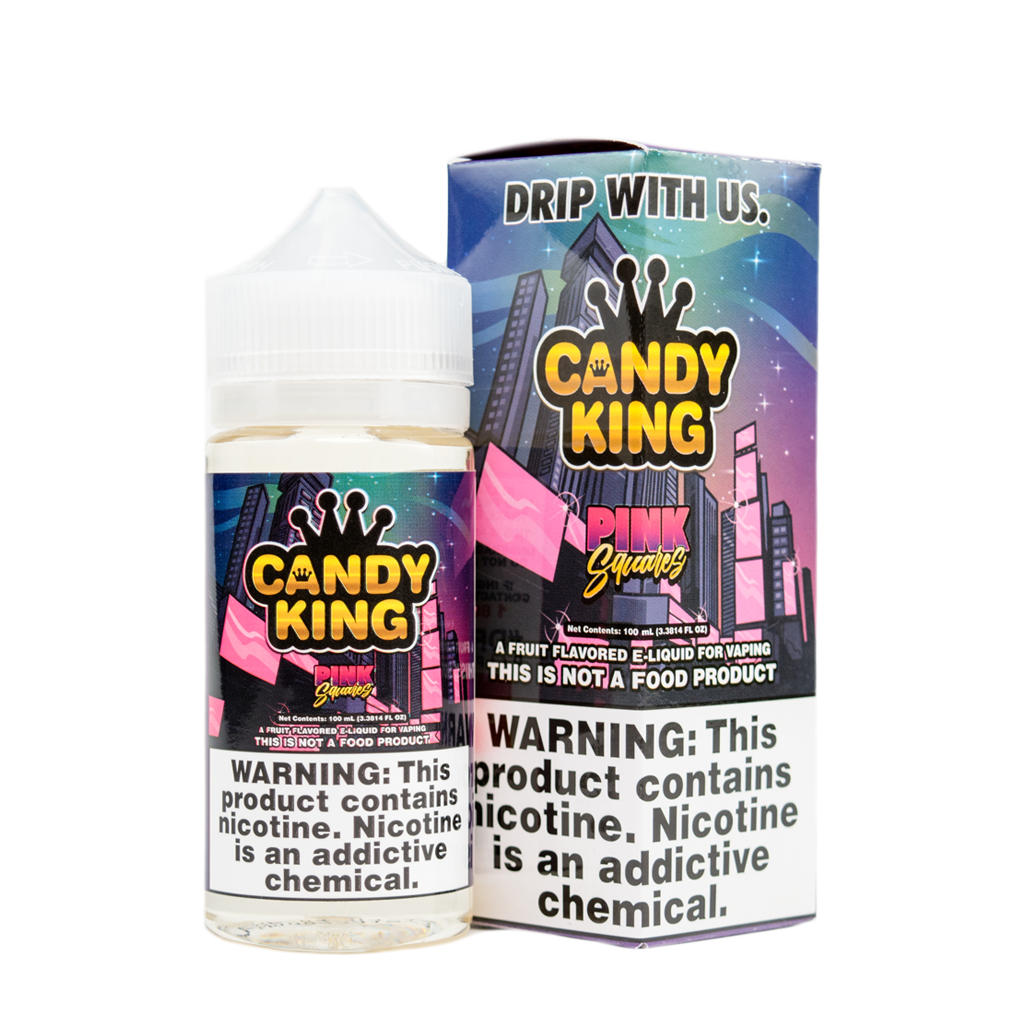 Candy King 100ML e-Liquid Pink Squares