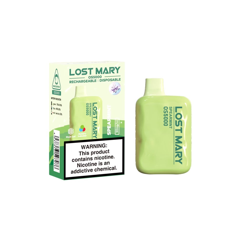 LOST MARY | 5000 Puff Disposable | Spearmint