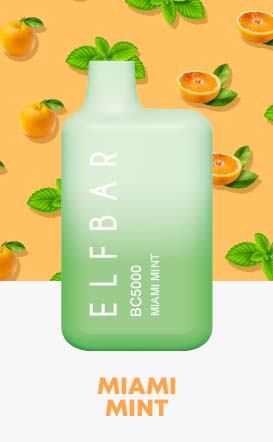EBDesign (Elf Bar) | 5000 Puff Disposable Vape | Miami Mint EBDesign (Elf Bar) | 5000 Puff Disposable Vape | Miami Mint