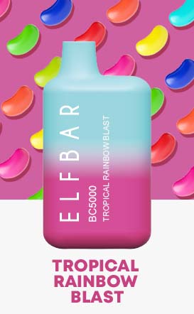 EBDesign (Elf Bar) | 5000 Puff Disposable Vape | Tropical Rainbow Blast