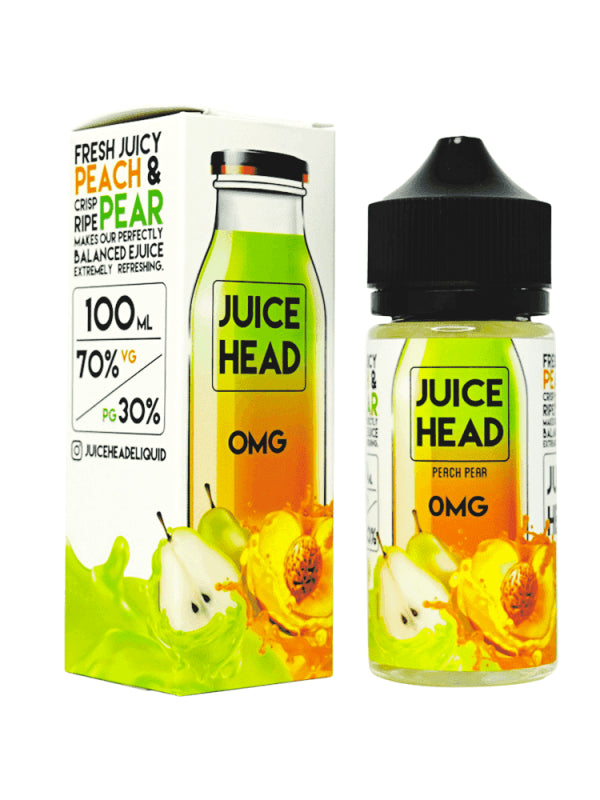 Juice Head 100ml e-Juice Peach Pear
