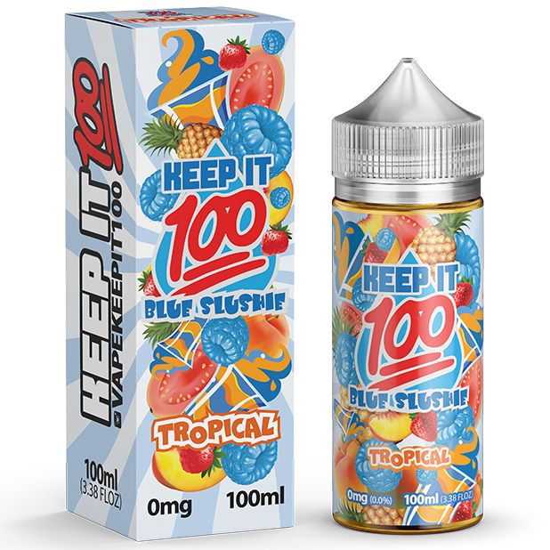 Keep it 100ml e-Juice Tropical Blue Slushie