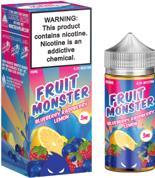 Fruit Monster 100ml e-Juice Blue Raspberry Lemonade
