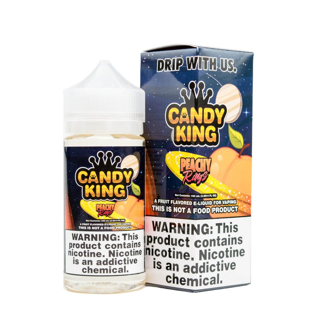 Candy King on Salt 30ml e-Juice Peachy Rings