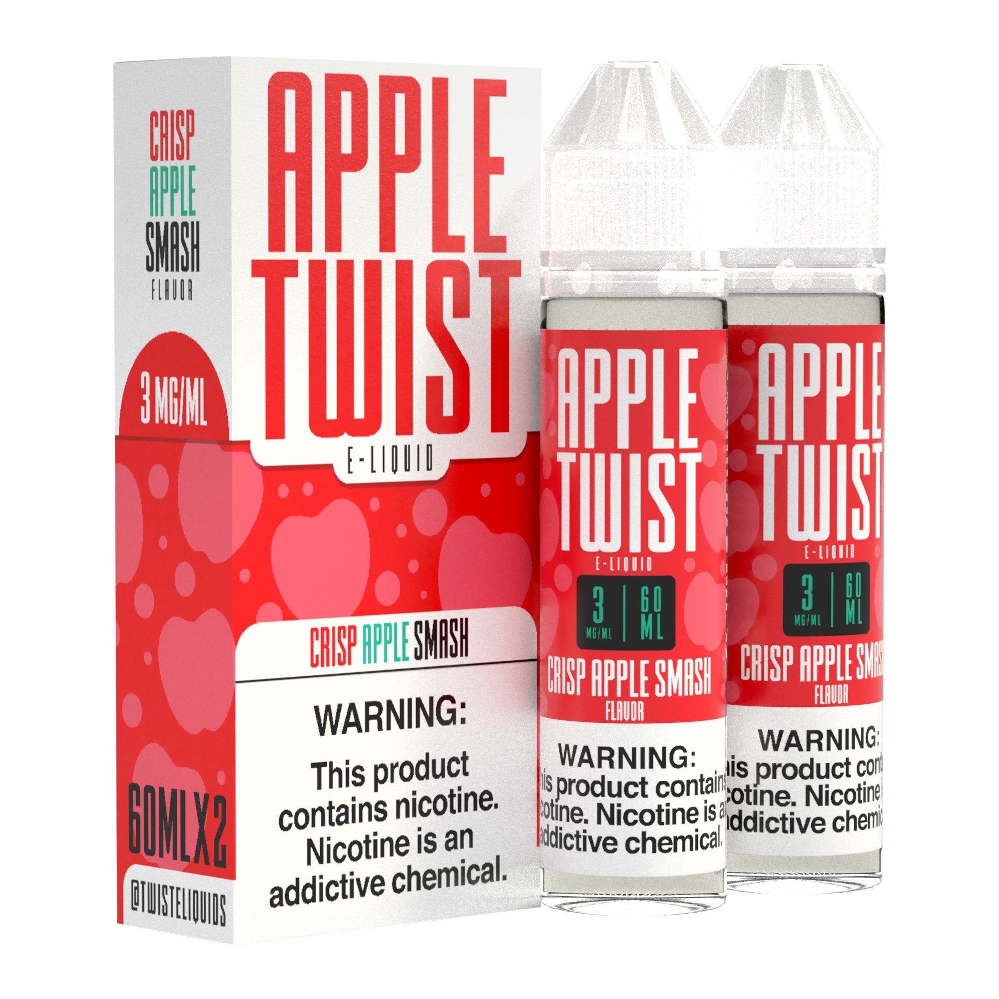 Twist 60ml e-Liquid - Crisp Apple Smash