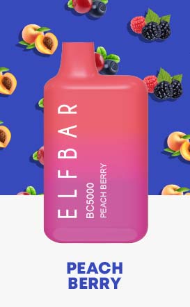 EBDesign (Elf Bar) | 5000 Puff Disposable Vape | Peach Berry
