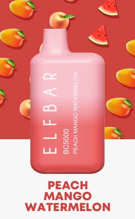 EBDesign (Elf Bar) | 5000 Puff Disposable Vape | Peach Mango Watermelon