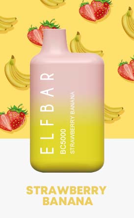 EBDesign (Elf Bar) | 5000 Puff Disposable Vape | Strawberry Banana