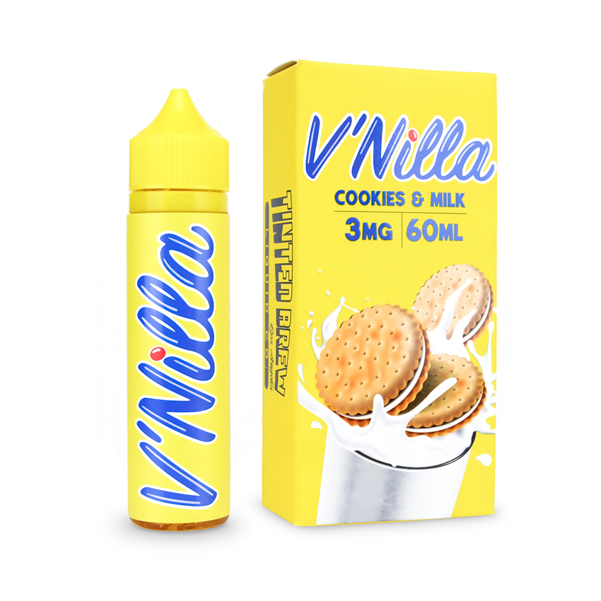 V'nilla 60ml e-Juice Cookies & Milk