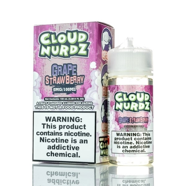 Cloud Nurdz 100ml e-Juice Grape Strawberry
