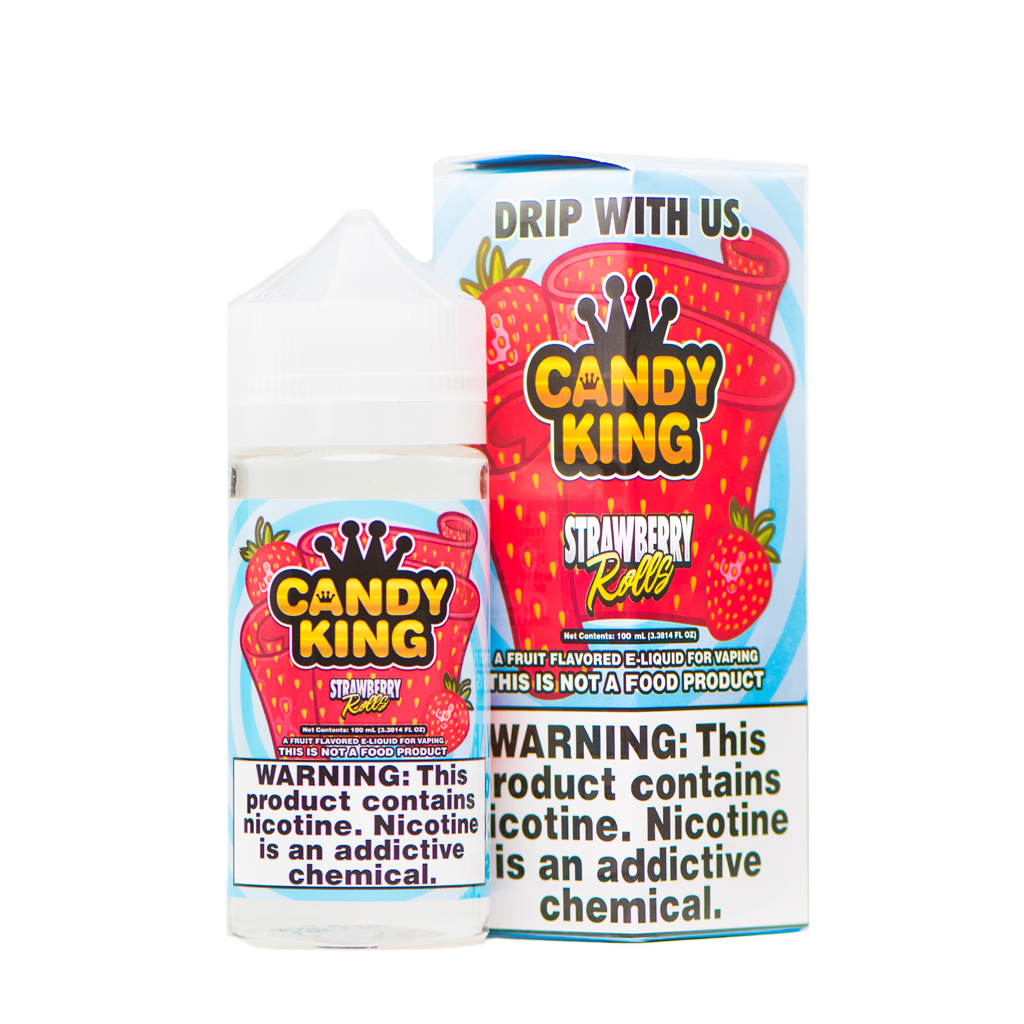 Candy King 100ML e-Liquid Strawberry Rolls