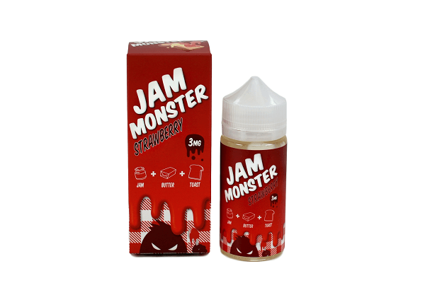 Jam Monster 100ml e-Liquid - Strawberry Jam