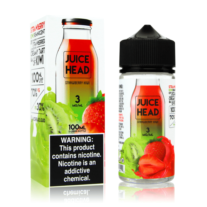 Juice Head 100ml e-Juice Strawberry Kiwi