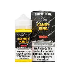 Candy King on Salt 30ml e-Juice Worms